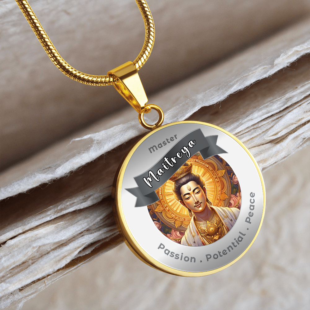 Maitreya - Affirmation Necklace For Passion, Potential & Peace - More Than CharmsMore Than Charms