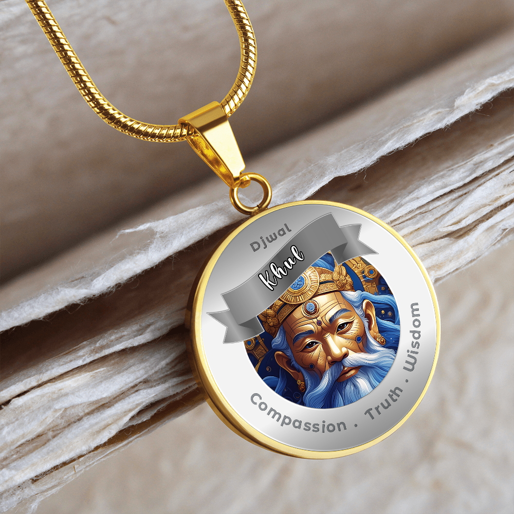 Djwal Khul - Affirmation Necklace For Compassion, Truth & Wisdom - More Than CharmsMore Than Charms