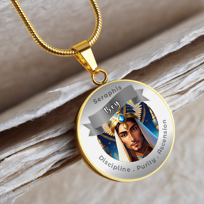 Seraphis Bay - Affirmation Necklace For Discipline, Purity & Ascension - More Than CharmsMore Than Charms