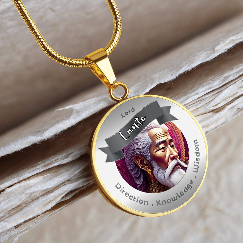 Lord Lanto Affirmation Necklace For Direction, Knowledge & Wisdom - More Than CharmsMore Than Charms