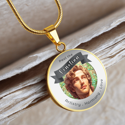 Paul The Venetian - Affirmation Necklace For Artistry, Harmony & Love - More Than CharmsMore Than Charms