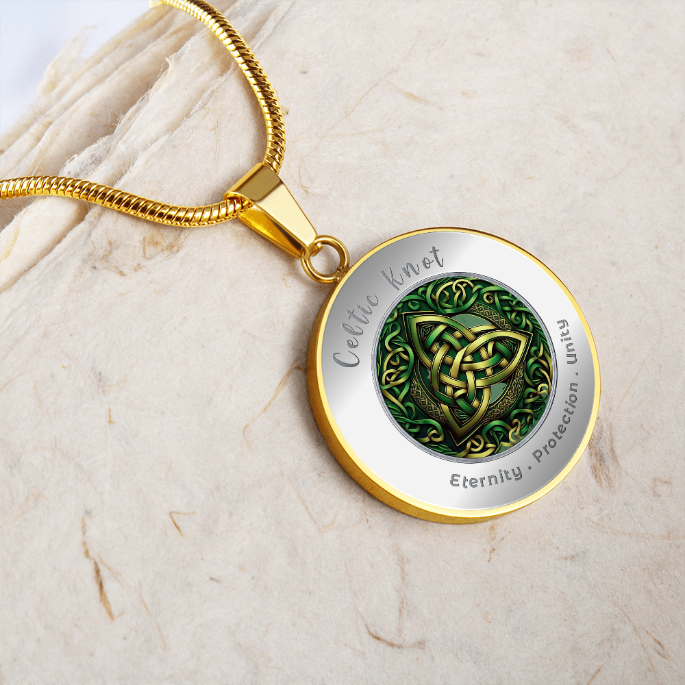 Celtic Knot - Eternity Unity Protection - Affirmation Necklace - More Than CharmsMore Than Charms