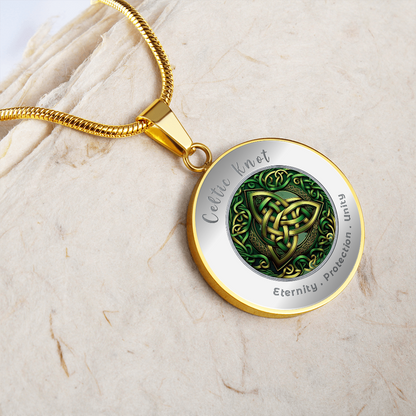 Celtic Knot - Eternity Unity Protection - Affirmation Necklace - More Than CharmsMore Than Charms