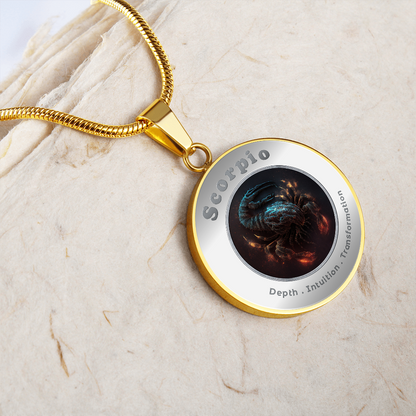 Scorpio - Affirmation Necklace - More Than CharmsMore Than Charms