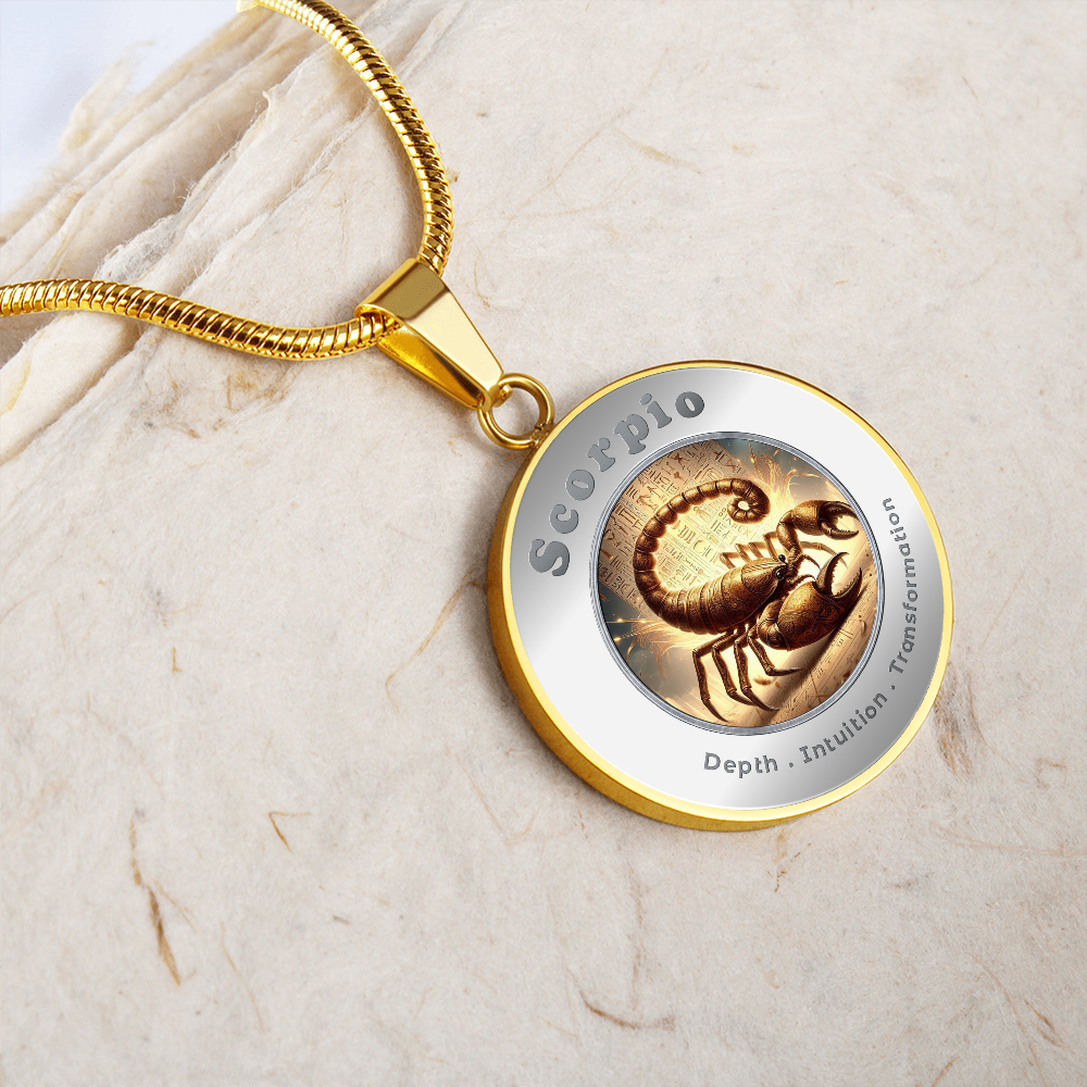 Scorpio - Affirmation Necklace - More Than CharmsMore Than Charms