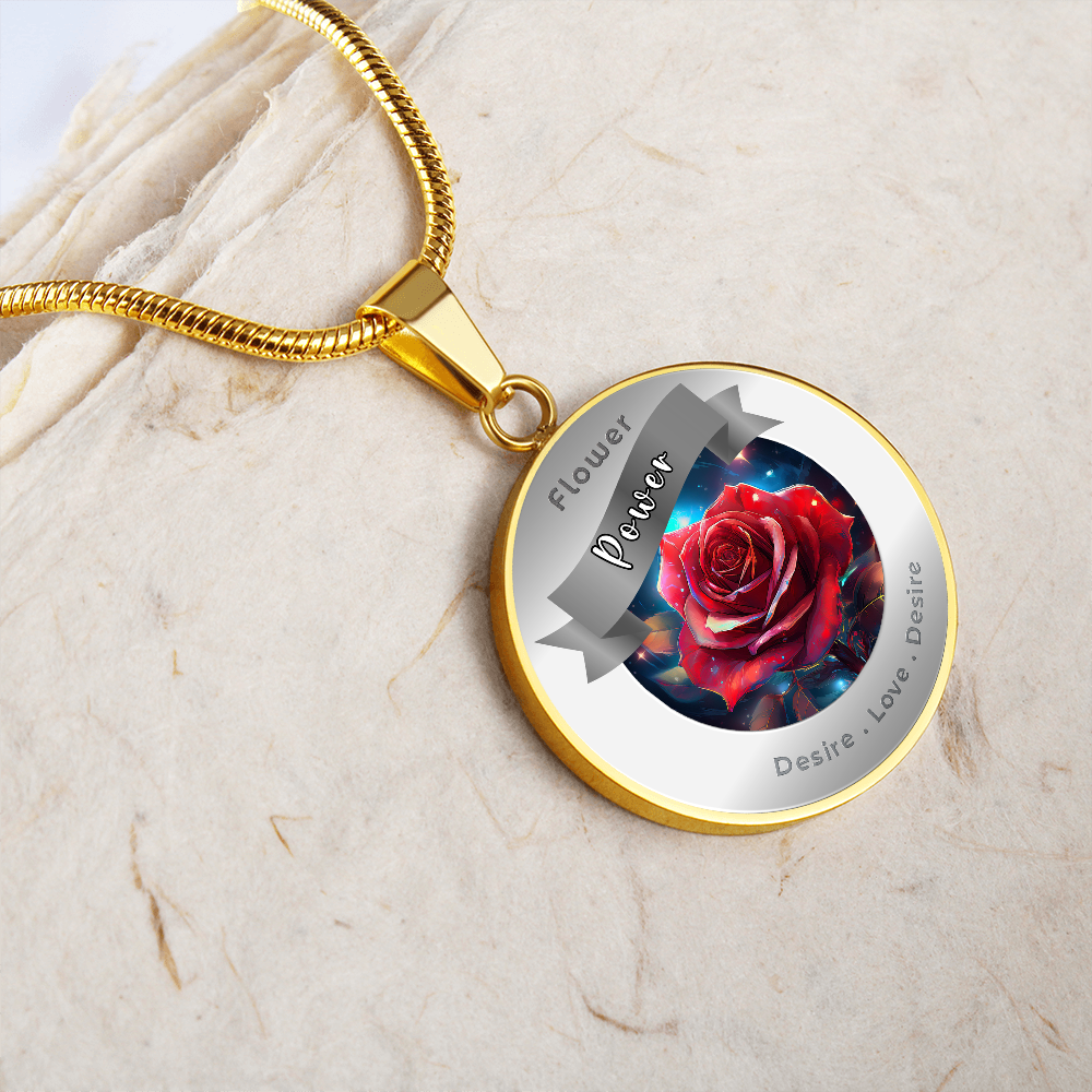 Rose - Affirmation Necklace - More Than CharmsMore Than Charms