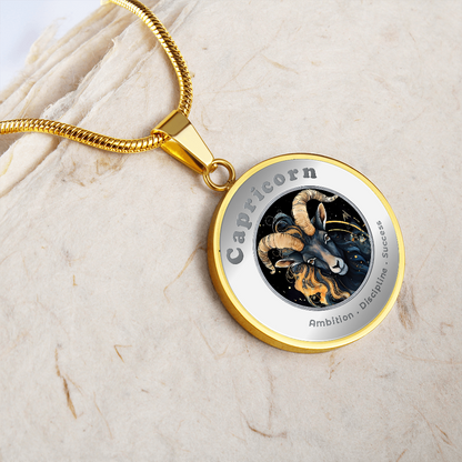 Capricorn - Affirmation Necklace - More Than CharmsMore Than Charms