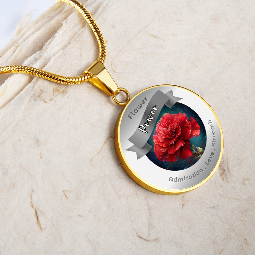 Carnation - Affirmation Necklace - More Than CharmsMore Than Charms