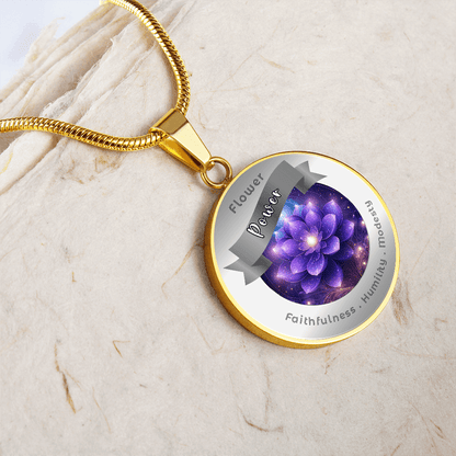 Violet - Affirmation Necklace - More Than CharmsMore Than Charms