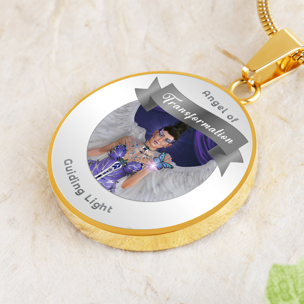 Transformation - Guardian Angel Affirmation Necklace - More Than CharmsMore Than Charms