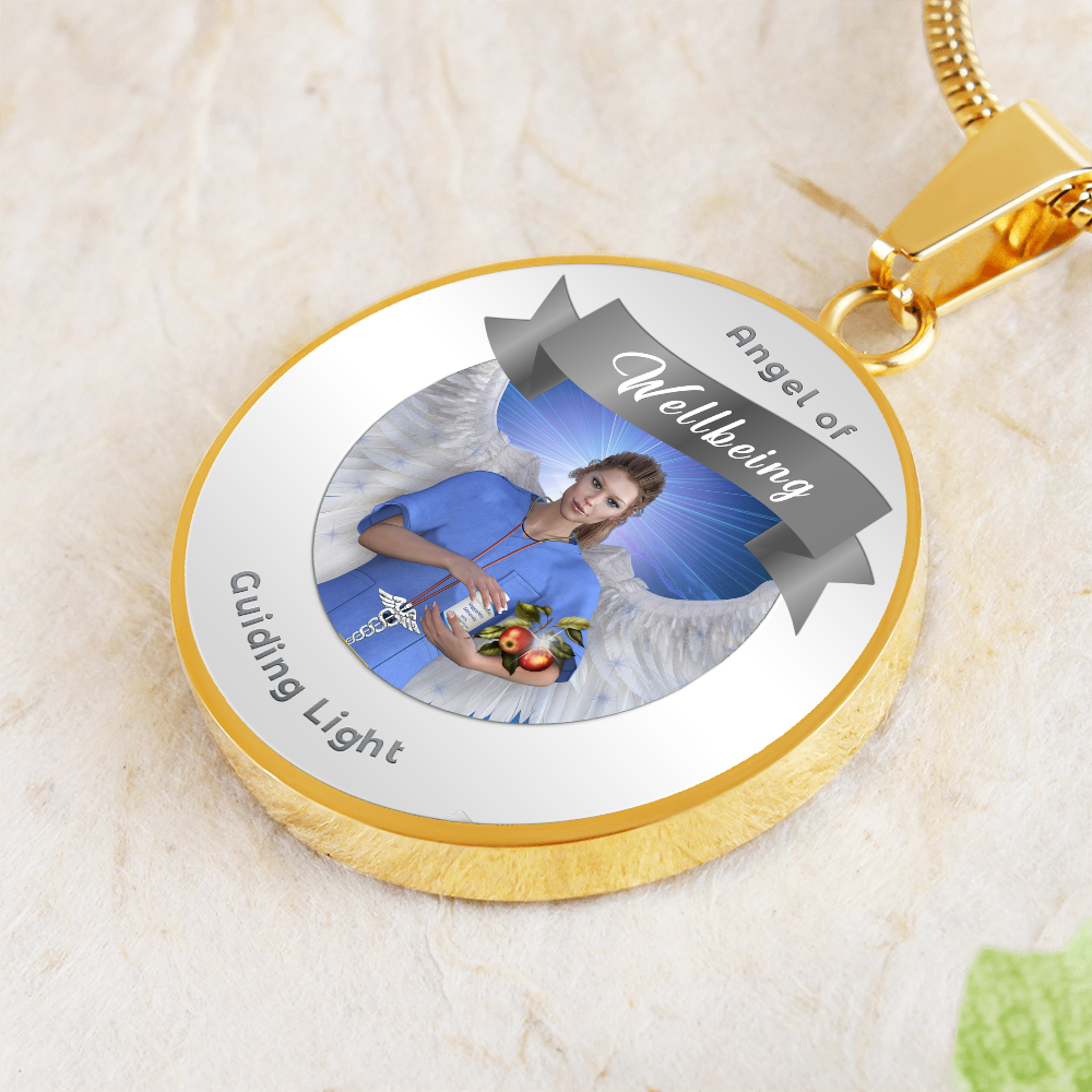Wellbeing - Guardian Angel Affirmation Necklace - More Than CharmsMore Than Charms