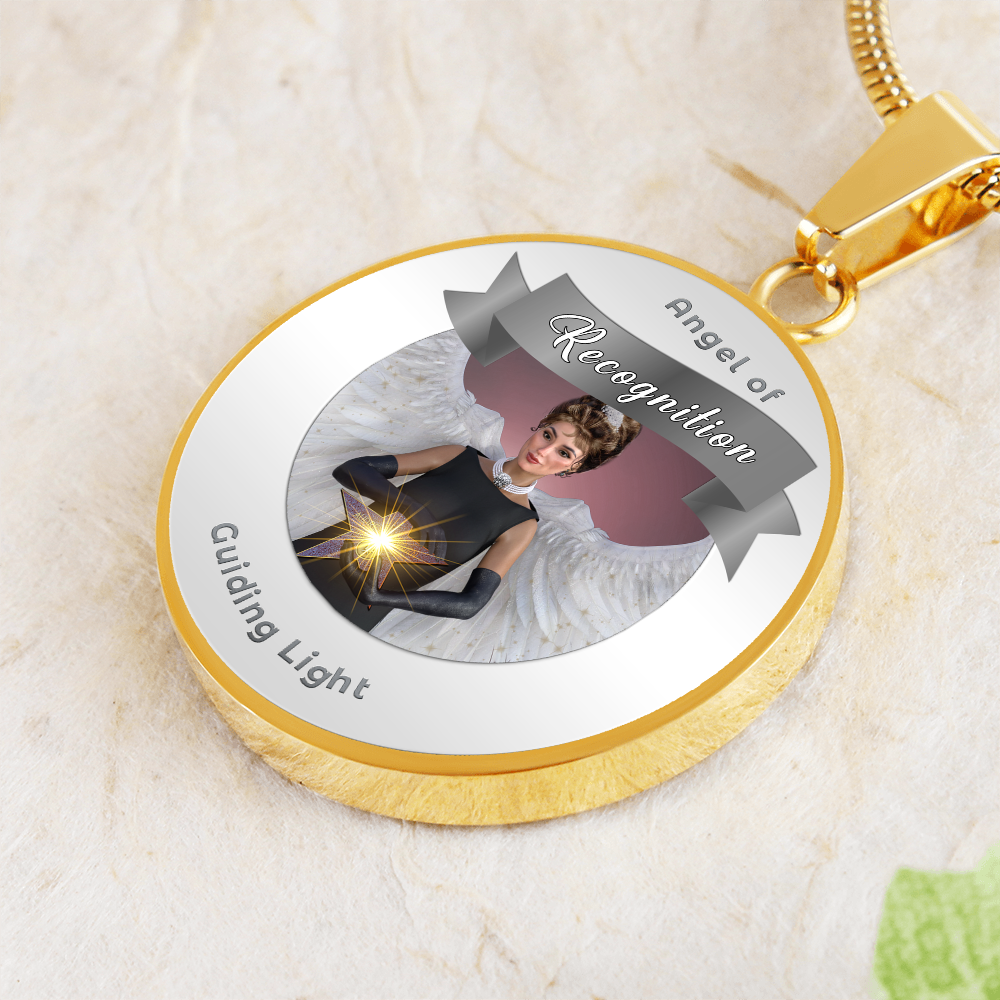 Recognition - Guardian Angel Affirmation Necklace - More Than CharmsMore Than Charms