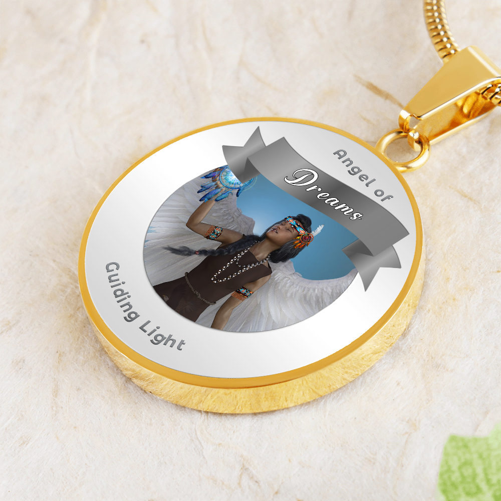 Dream - Guardian Angel Affirmation Necklace - More Than CharmsMore Than Charms