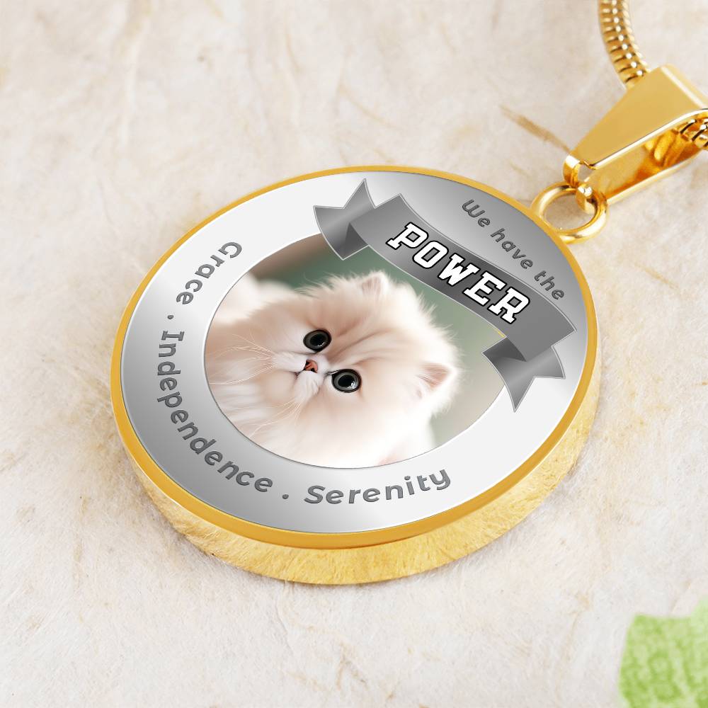Persian - Cat Power Animal Affirmation Necklace - More Than CharmsMore Than Charms