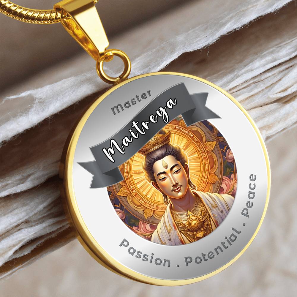 Maitreya - Affirmation Necklace For Passion, Potential & Peace - More Than CharmsMore Than Charms