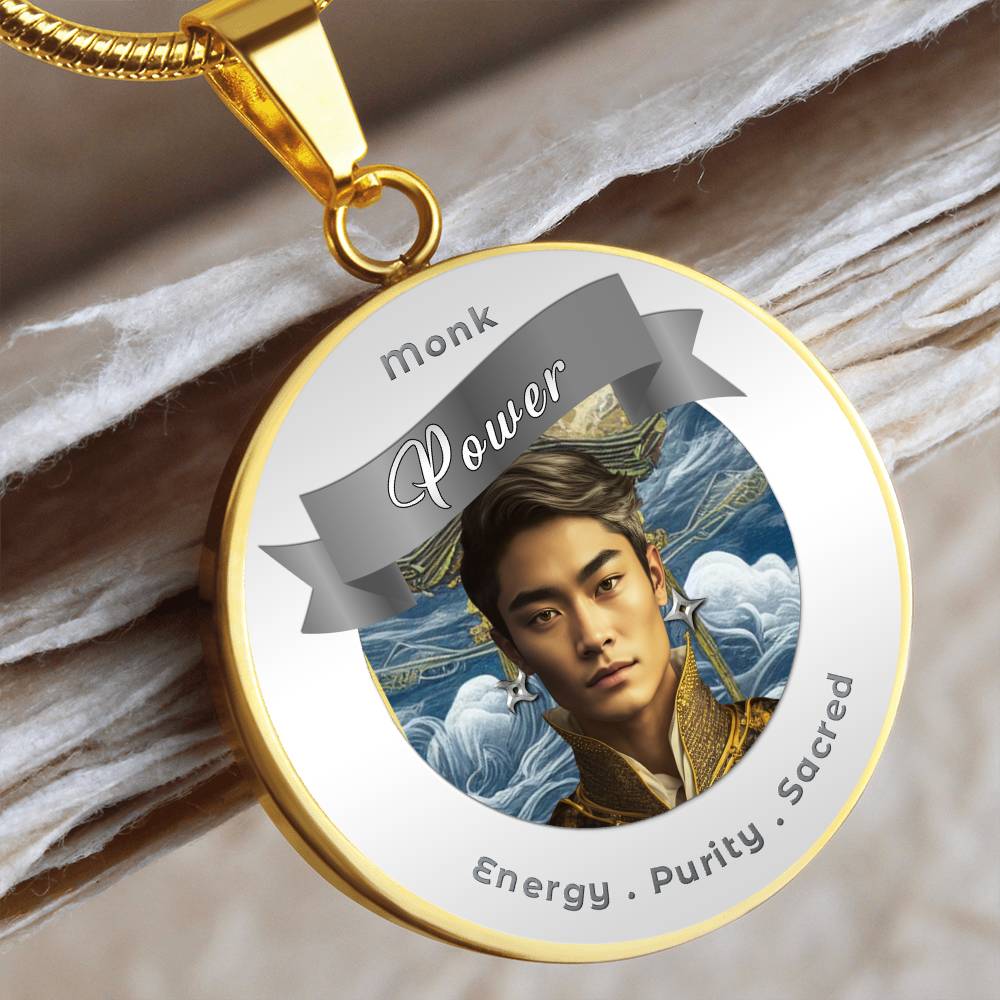Monk - RPG Fantasy Affirmation Necklace - More Than CharmsMore Than Charms