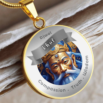 Djwal Khul - Affirmation Necklace For Compassion, Truth & Wisdom - More Than CharmsMore Than Charms