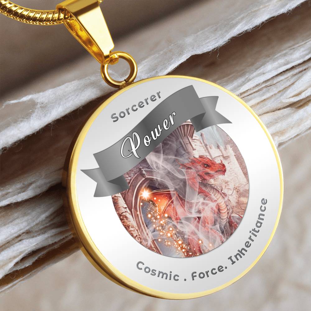 Sorcerer 2 - RPG Fantasy Affirmation Necklace - More Than CharmsMore Than Charms