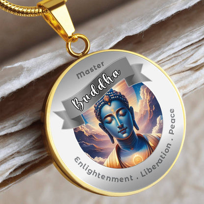 Buddha - Affirmation Necklace For Enlightenment, Liberation & Peace - More Than CharmsMore Than Charms