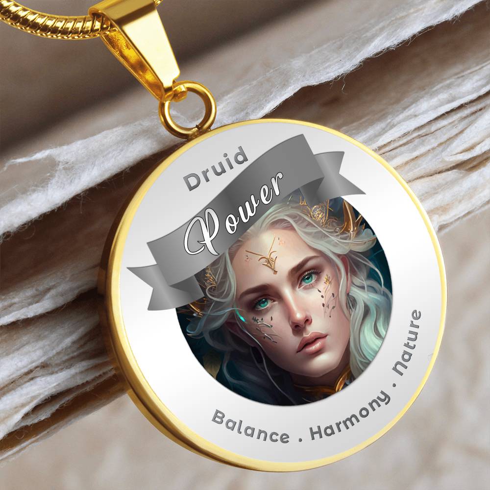 Druid - RPG Fantasy Affirmation Necklace - More Than CharmsMore Than Charms