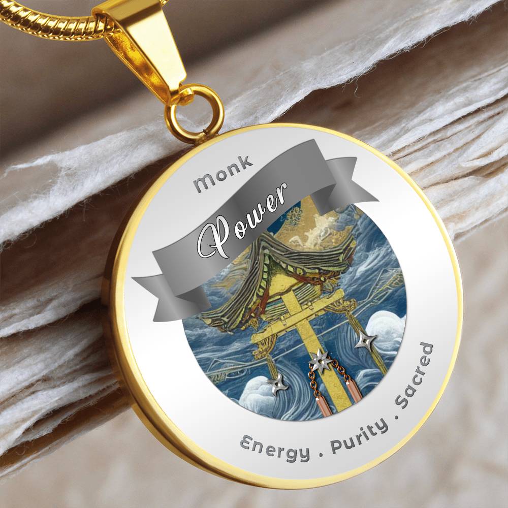 Monk 2 - RPG Fantasy Affirmation Necklace - More Than CharmsMore Than Charms