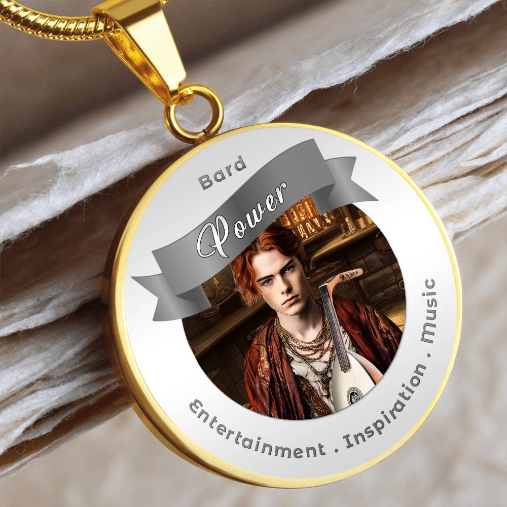 Bard - RPG Fantasy Affirmation Necklace - More Than CharmsMore Than Charms