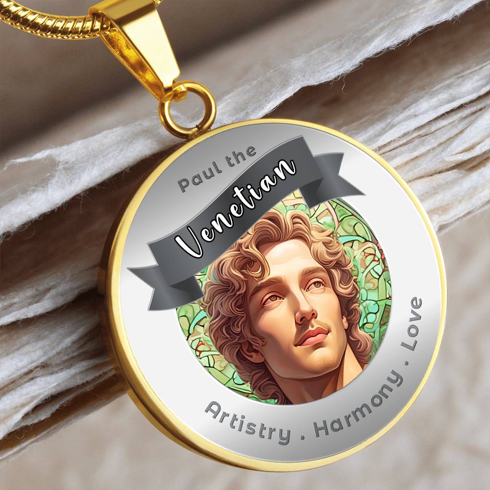 Paul The Venetian - Affirmation Necklace For Artistry, Harmony & Love - More Than CharmsMore Than Charms