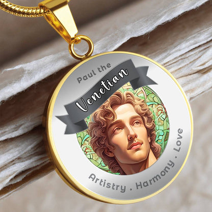 Paul The Venetian - Affirmation Necklace For Artistry, Harmony & Love - More Than CharmsMore Than Charms