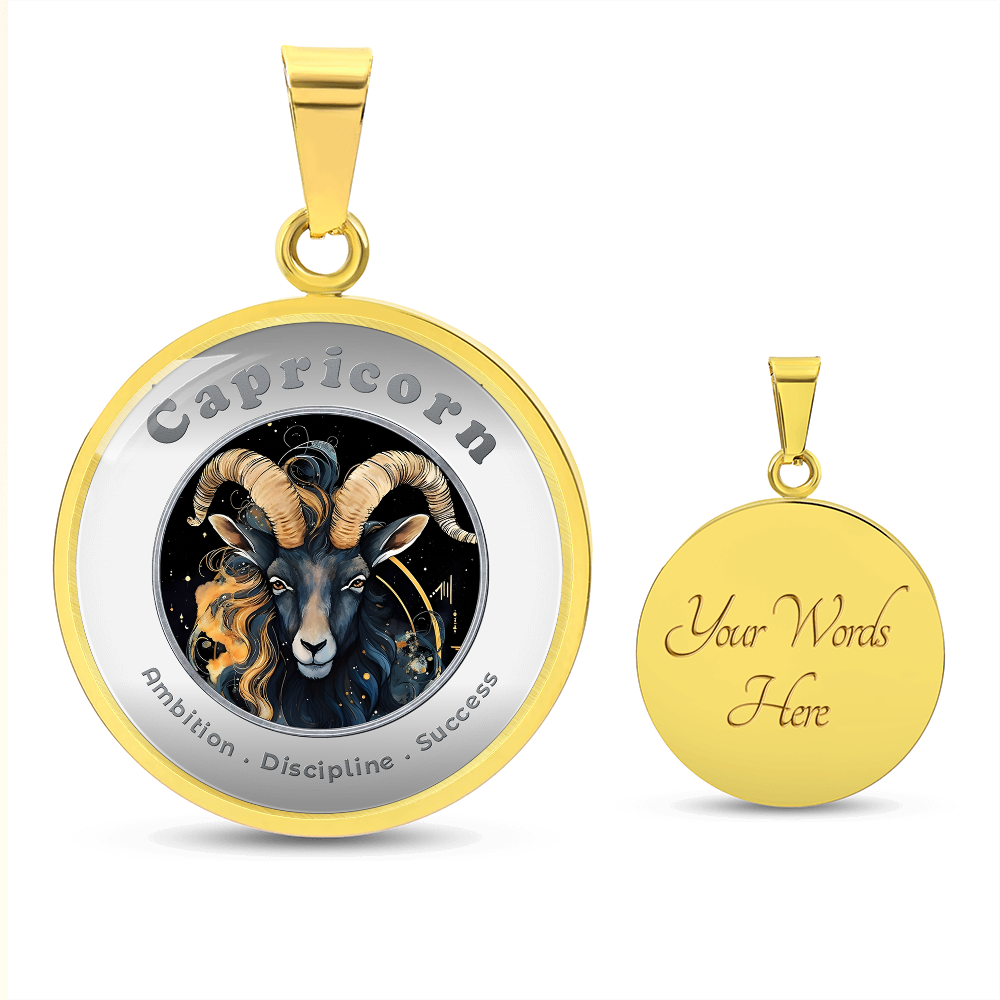 Capricorn - Affirmation Necklace - More Than CharmsMore Than Charms