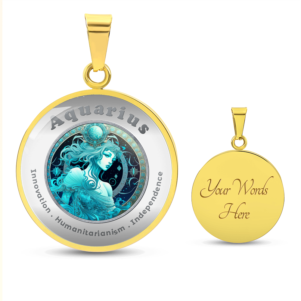 Aquarius - Affirmation Necklace - More Than CharmsMore Than Charms