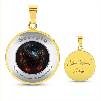 Scorpio - Affirmation Necklace - More Than CharmsMore Than Charms