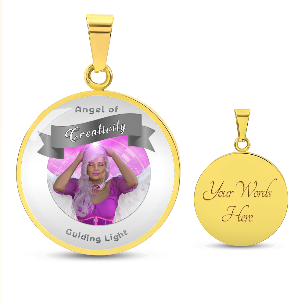 Creativity - Guardian Angel Affirmation Necklace - More Than CharmsMore Than Charms