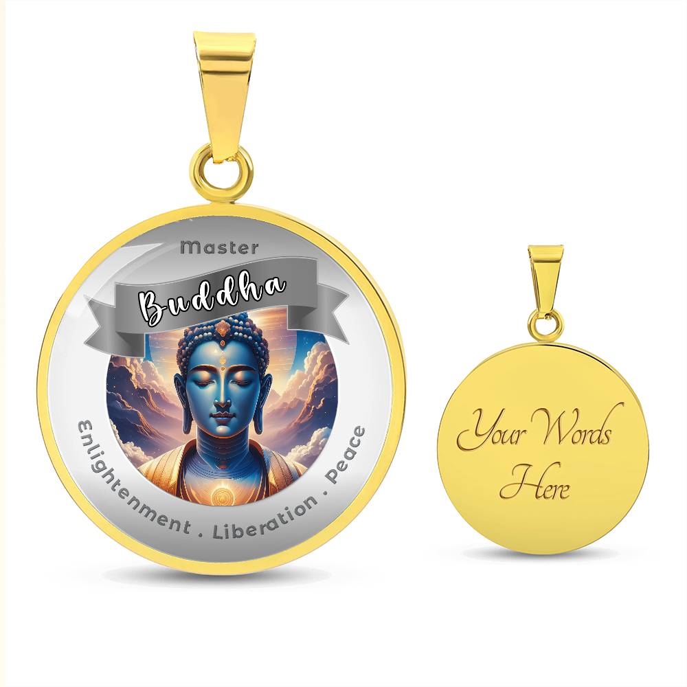 Buddha - Affirmation Necklace For Enlightenment, Liberation & Peace - More Than CharmsMore Than Charms