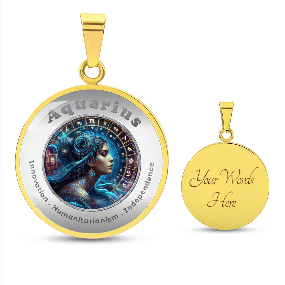 Aquarius - Affirmation Necklace - More Than CharmsMore Than Charms