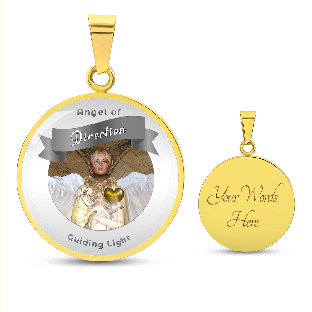 Direction - Guardian Angel Affirmation Necklace - More Than CharmsMore Than Charms