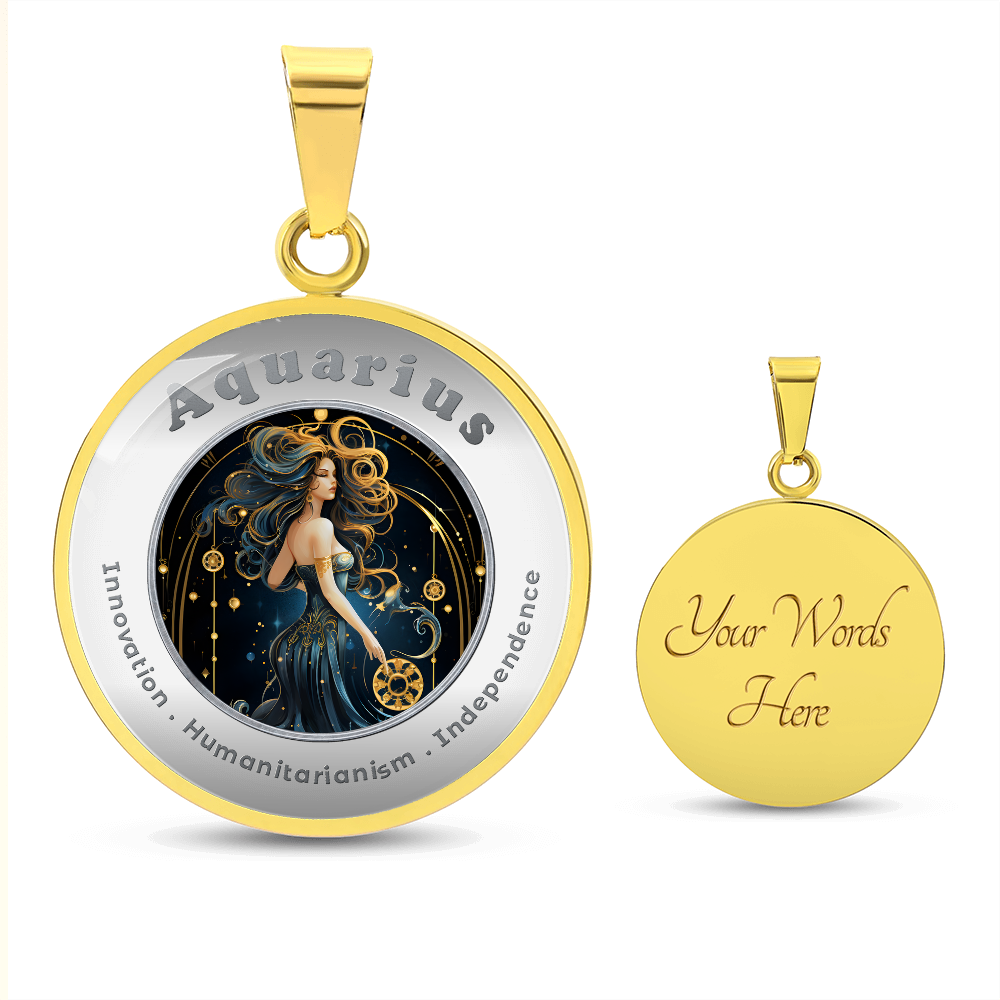 Aquarius - Affirmation Necklace - More Than CharmsMore Than Charms