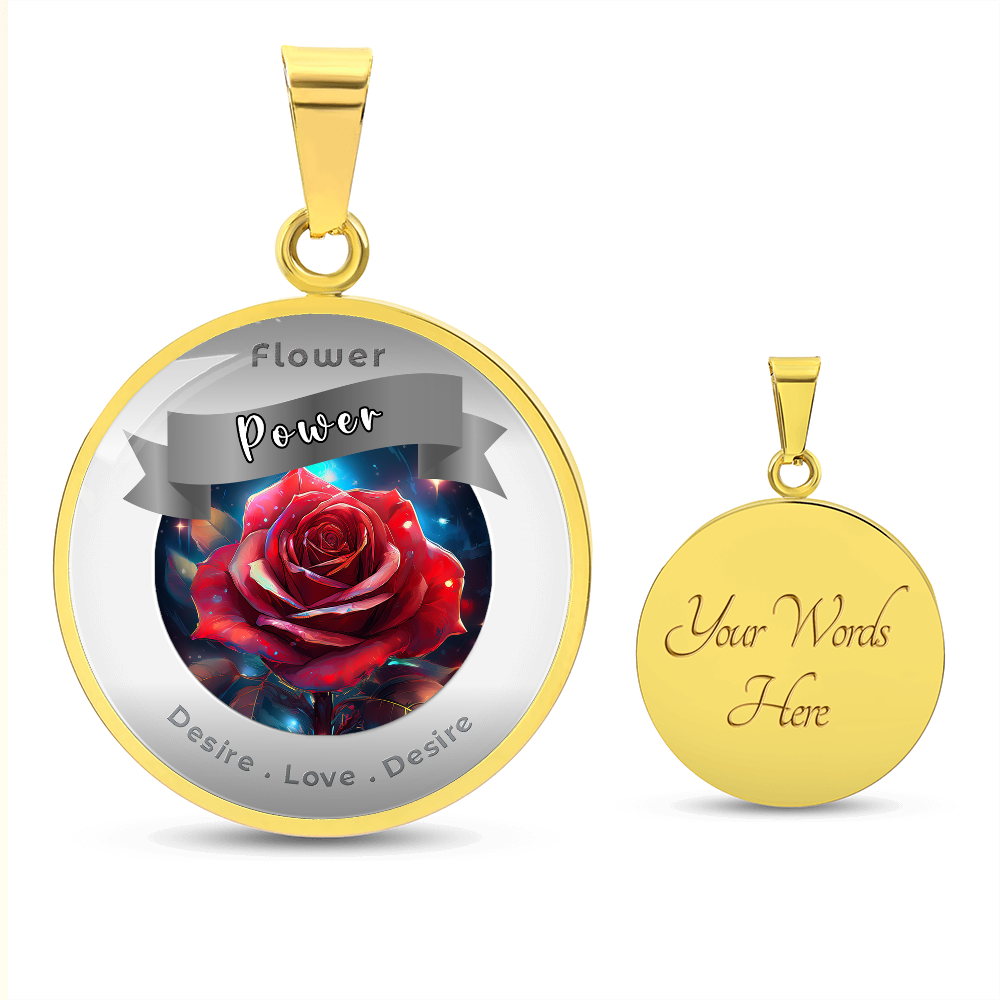 Rose - Affirmation Necklace - More Than CharmsMore Than Charms