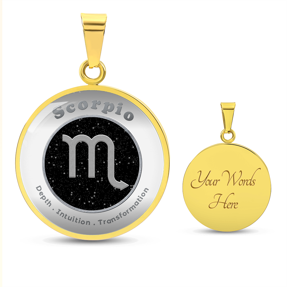 Scorpio - Affirmation Necklace - More Than CharmsMore Than Charms