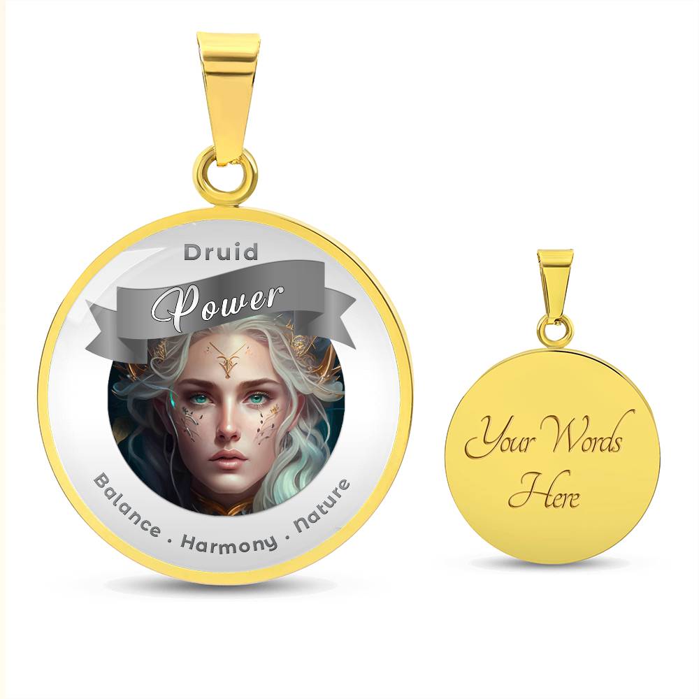 Druid - RPG Fantasy Affirmation Necklace - More Than CharmsMore Than Charms