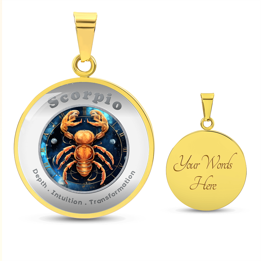 Scorpio - Affirmation Necklace - More Than CharmsMore Than Charms
