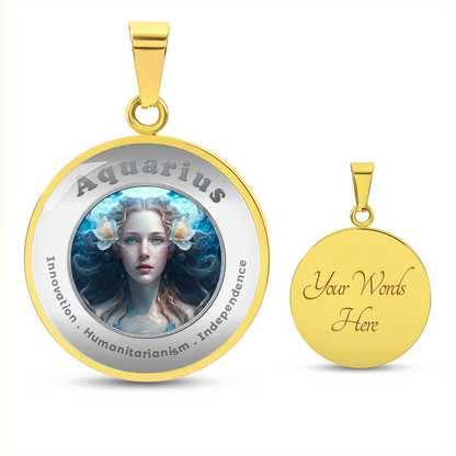 Aquarius - Affirmation Necklace - More Than CharmsMore Than Charms