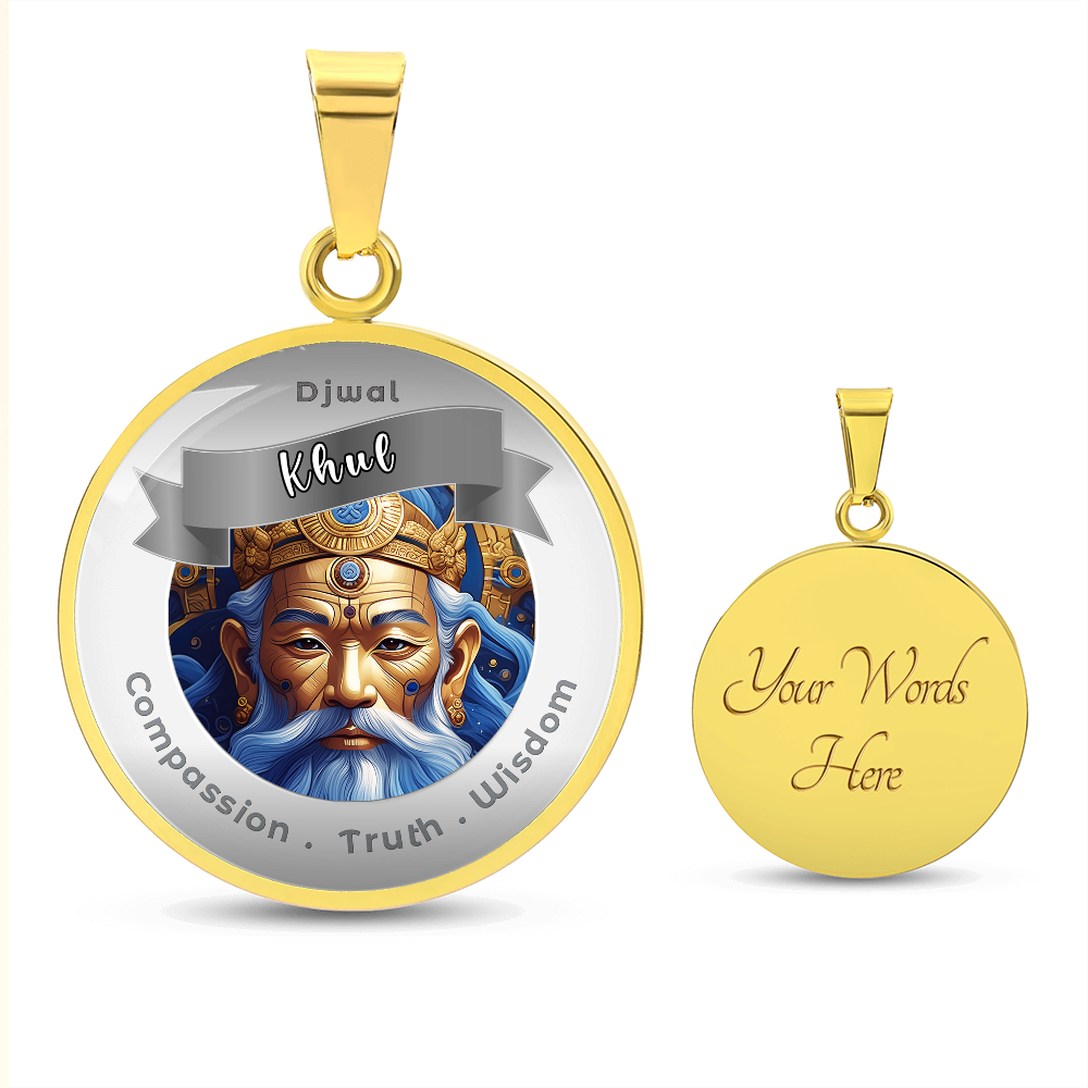 Djwal Khul - Affirmation Necklace For Compassion, Truth & Wisdom - More Than CharmsMore Than Charms