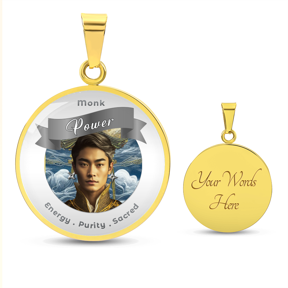 Monk - RPG Fantasy Affirmation Necklace - More Than CharmsMore Than Charms