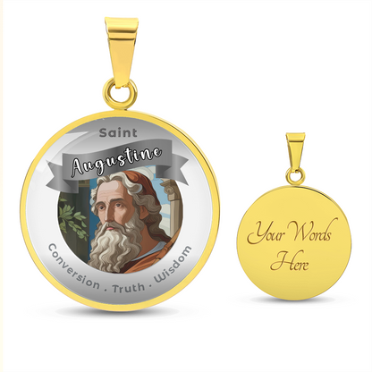Saint Augustine - Affirmation Necklace - More Than CharmsMore Than Charms