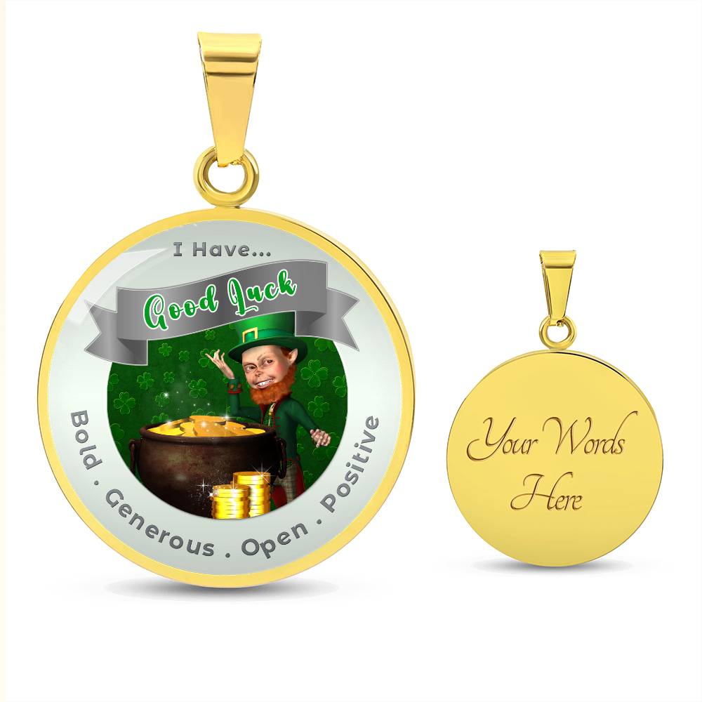 Leprechaun - Affirmation Necklace - More Than CharmsMore Than Charms