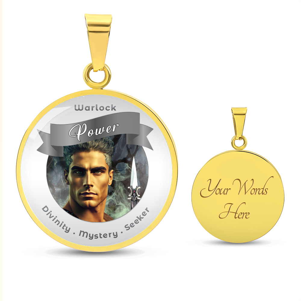 Warlock - RPG Fantasy Affirmation Necklace - More Than CharmsMore Than Charms