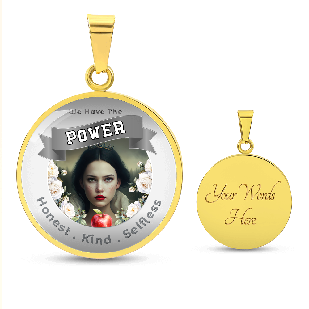 White As Snow - Affirmation Necklace - More Than CharmsMore Than Charms