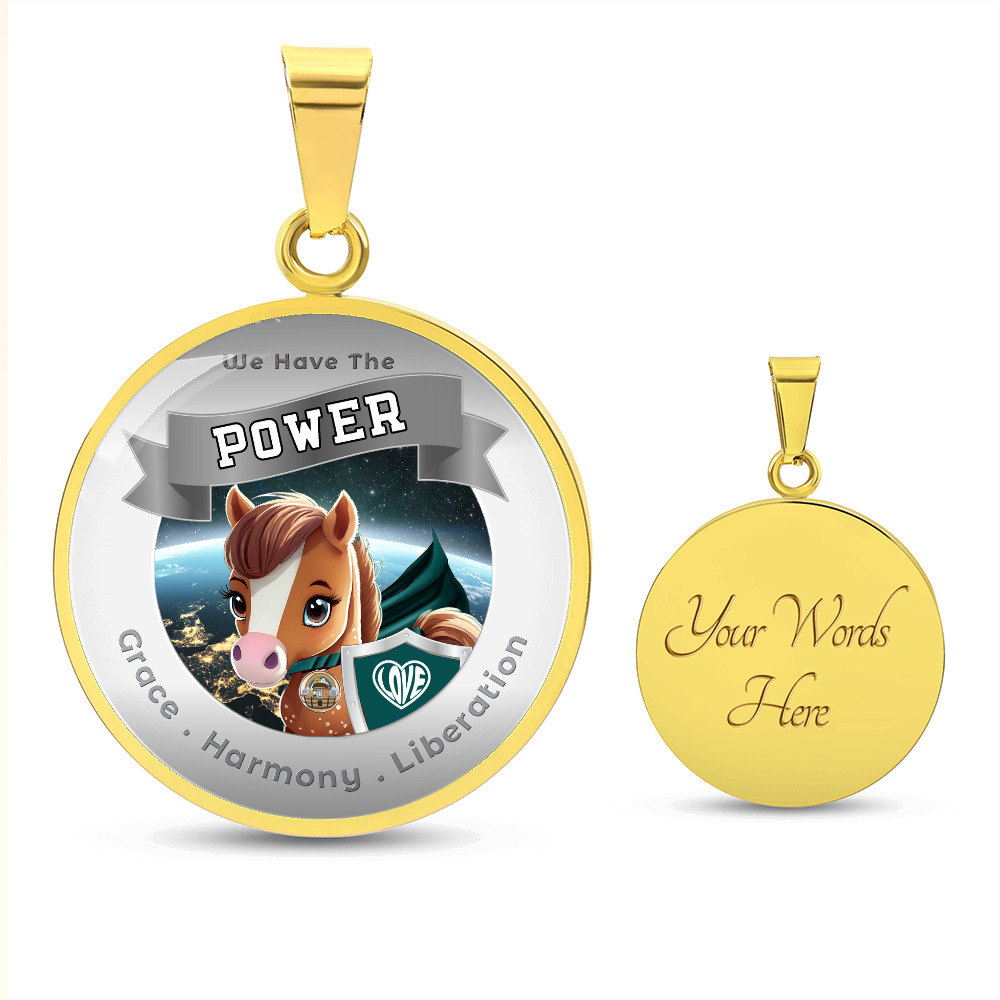 Horse - Super Hero - Power Animal Affirmation Necklace - More Than CharmsMore Than Charms