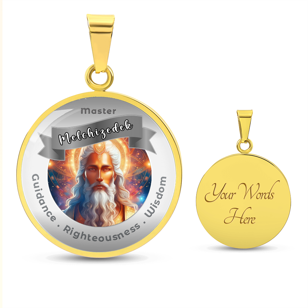 Melchizedek-- Affirmation Necklace For Guidance, Righteousness & Wisdom - More Than CharmsMore Than Charms