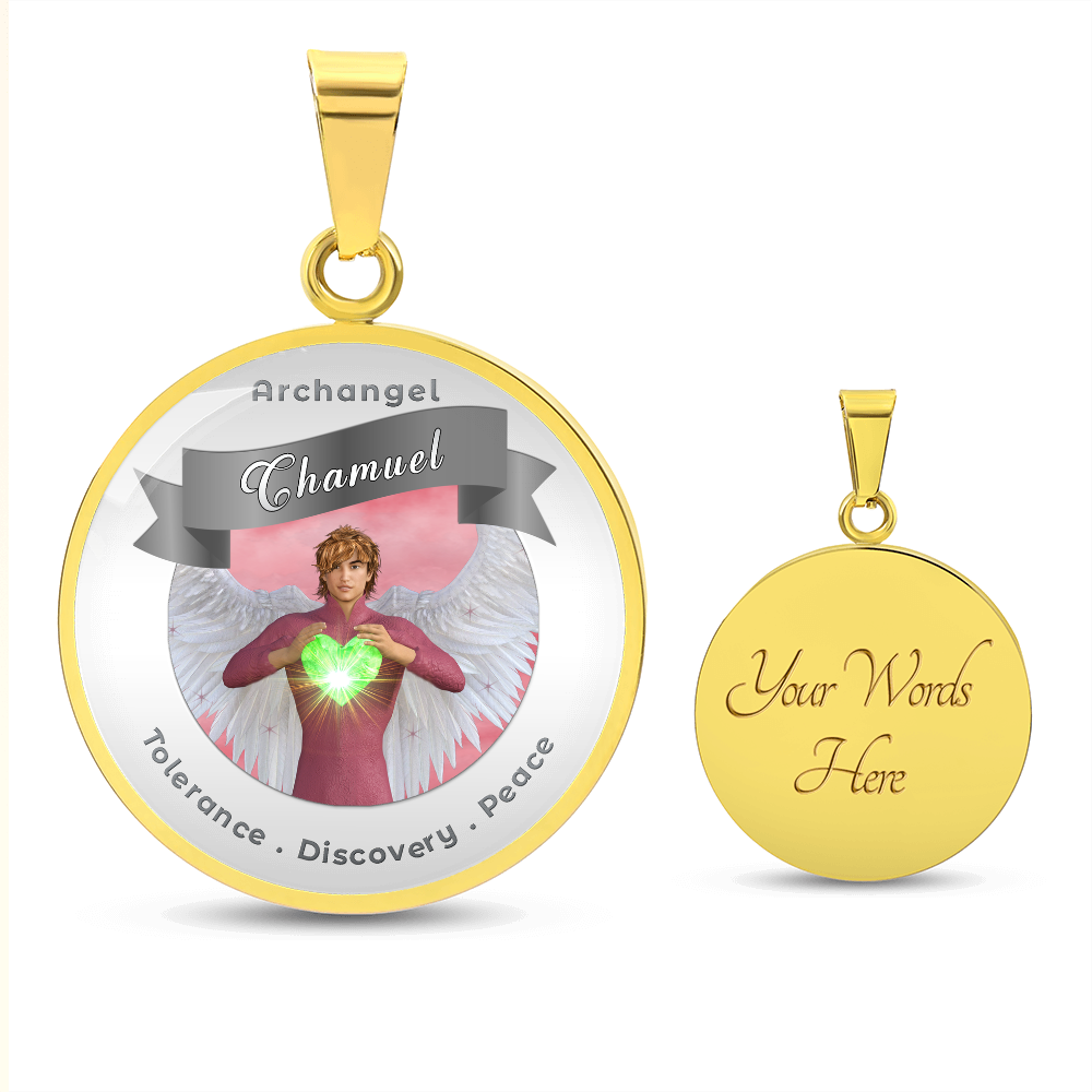 Archangel Chamuel - Affirmation Necklace For Tolerance, Discovery & Peace - More Than CharmsMore Than Charms